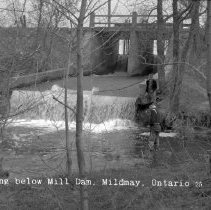 Fishing below Mill Dam, Mildmay, Ont. 25