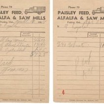 A2015.107.001c-d Paisley Feed, Alfalfa And Saw Mills, 1951