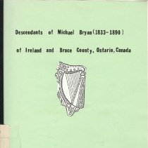 Descendants of Michael Bryan, front cover