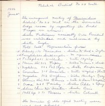 Rebekah District No. 24 South Lodge record book 1956-1963, p. 2