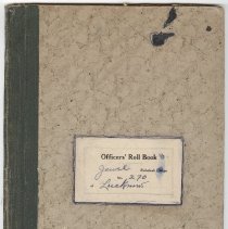 Officers' Roll Book, Jewel Rebekah Lodge, No. 270, Lucknow, front cover