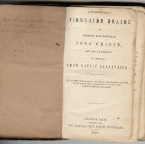 Title page, Gaelic Bible