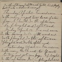 James Rowand Burgess Apr 11 - Apr 22 1918 diary entries
