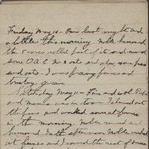James Rowand Burgess May10 - May 16 1918 diary entries
