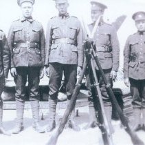 Elmer Ribey, on left