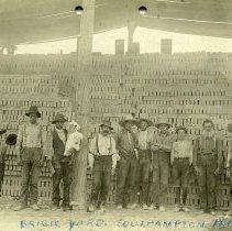 Brick yard, Southampton, 1890