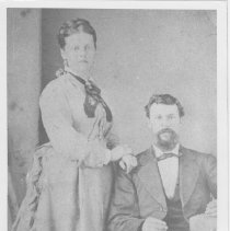 Jane Lillie (Rennie) Webster and Charles Marshall Webster, front