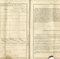 A2004.002.001, pages 26-27, Vance Account Book