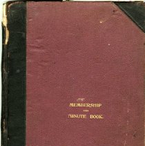 Royal Scarlet Chapter Arran minute book, 1900-1948, cover
