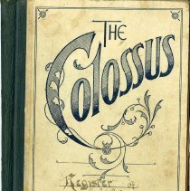 Centre Bruce L.O.L. Register, 1909-1943, front cover