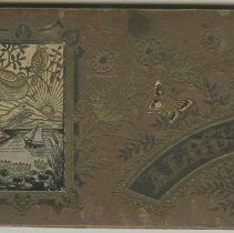 Lillian Elizabeth Tyson autograph book, front cover