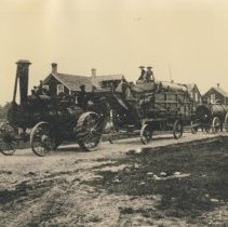 First steam tractor in Bruce, about 1910