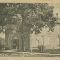 Town Hall, Port Elgin, Ont., post card front