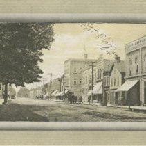 Goderich St. looking south, Port Elgin, Ont., post card front