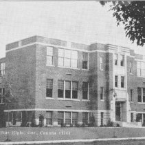 High School, Port Elgin, Ont., Canada (116), postcard front