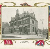 Post Office, Walkerton, Ont., post card front