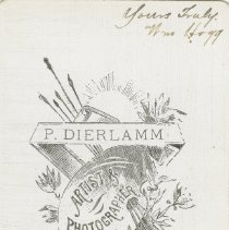 Back of William Walker Hogg photograph