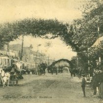 Main Street, Teeswater Old Boys' Reunion, postard front