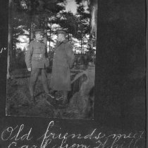 A992.020.001 Page 01f Roy Eidt Photo Album - Old friends meet