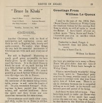 Bruce In Khaki, Vol. 1, No. 7, Jan. 1918, page 99