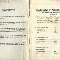 Lincoln Doll Flying Log Book 1943-1945, sample page 1