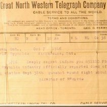 Daniel Charles Reynolds display, Telegram