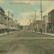 Main Street, Walkerton, Ont., postcard front