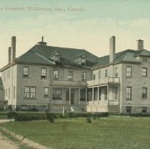 Bruce County Hospital, Walkerton, Ont., Canada, post card front