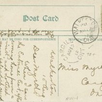 A2014.008.1344 - Walkerton - Military - The Armoury, Walkerton, Ont Back