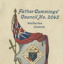Knights of Columbus programme, front