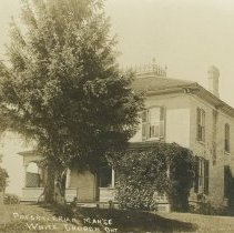 Presbyterian Manse, White Church, Ont., post card front