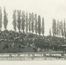 Lucknow Old Boys & Girls Reunion 1910, Union Service in Park