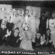Some of the old boys at Lucknow Reunion, 1910
