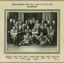 Southampton BAse BAll Club O.B.A.A. 1933 Champions