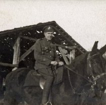 Pte. William J. Johnston on exercise ride