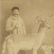 George Currie and spotted deer