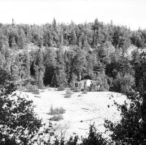 K-65-13-25 -  Log Cabin At Cooney's Dump, Oct. 2, 1965