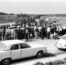 K67-26-04 Ceremony unveiling Duke of Edinburgh Award hikers' names on cairn