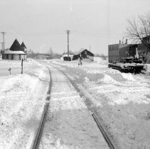 K-71-01-09 Looking towards Chesley CN Railway Station