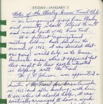 Page 1, Notes of the Chesley Bruce Trail Club