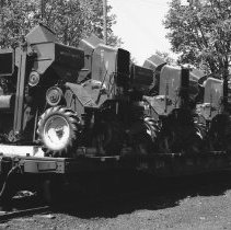 K-60-02-24 Load of farm implements at Chesley Station, Chesley