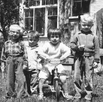 K-60-02-25 Paul Gaeler, David McGuiggan, Mary Jane McGuiggan, Robin Hepburn