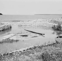 K-67-29-00 Boat well at Krug cottage, Tobermory, ON