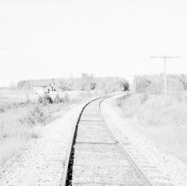 K-80-24-09 Looking north on C.N.R.  tracks at Berry Farm