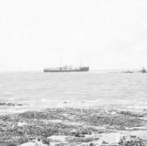 K-80-24-26 Avalon Voyager II aground on Reef in Hay Bay near Tobermory