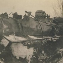 Train wreck between Ripley and Kincardine