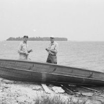 K-65-08-18 Howard & Jack Graper at Gull Island, Howdenvale, June 20, 1965