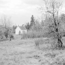 K-72-14-09 Evangelical Church as seen from log barn at Rye, Muskoka