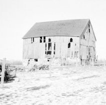 K-72-14-35 Frame barn on Lot___, Con. III, Bruce Township, ON