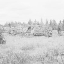K72-14-03 Log barn east of Evangelical Church at Rye, Muskoka